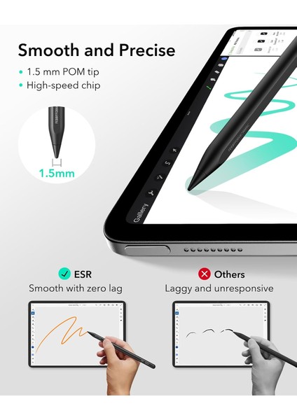 Geo Apple iPad Find My Özellikli Type-C Şarj Girişli Dijital Dokunmatik Kalem