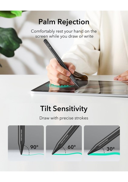 Geo Apple iPad Find My Özellikli Type-C Şarj Girişli Dijital Dokunmatik Kalem