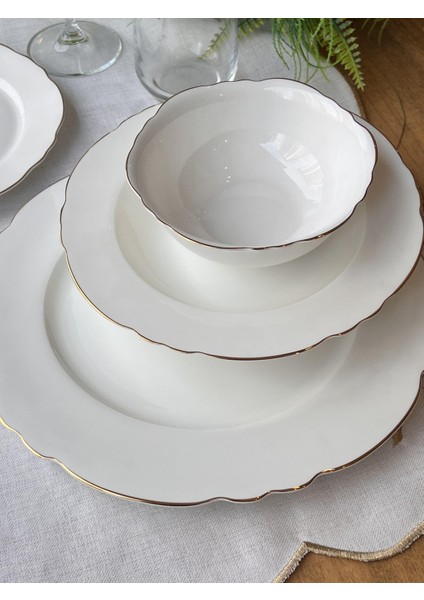 Yemek Takımı Elegance Gold 24 Parça 6 Kişilik modelleri