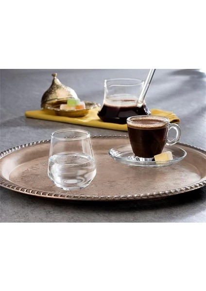 Allegra 420202 6lı Kahve Yanı Su Bardağı