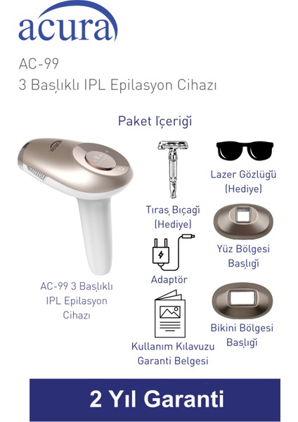 Ac-99 Ultra Hızlı, 2 Başlıklı Sınırsız Atışlı Buz Lazer Ipl Lazer Epilasyon Cihazı indirimleri