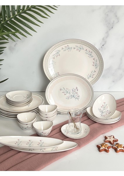 Kahvaltı Takımı Lavender 37 Parça 6 Kişilik modelleri