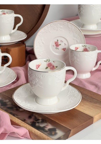 Türk Kahve Fincanı Elisetta 6 Kişilik 12 Parça fiyatları