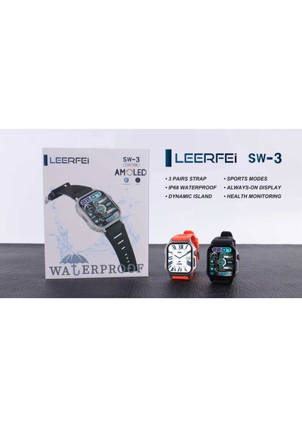 Uzun Pil Ömürlü Amoled Ekran Akıllı Saat