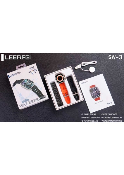 Uzun Pil Ömürlü Amoled Ekran Akıllı Saat indirimleri