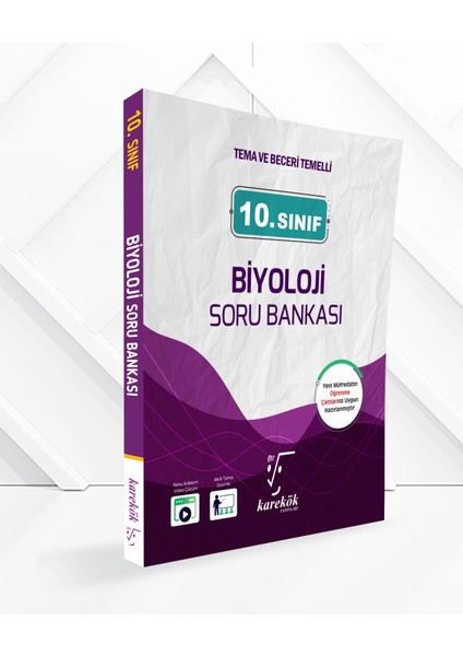 Karekök Yayınları 10.sınıf Biyoloji Soru Bankası - Güncel Baskı Yeni Müfredat Karekök Yayın Karekök Yayınları