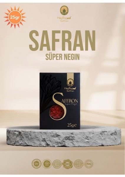 Organik İran Safranı 25 gr Süper Negin