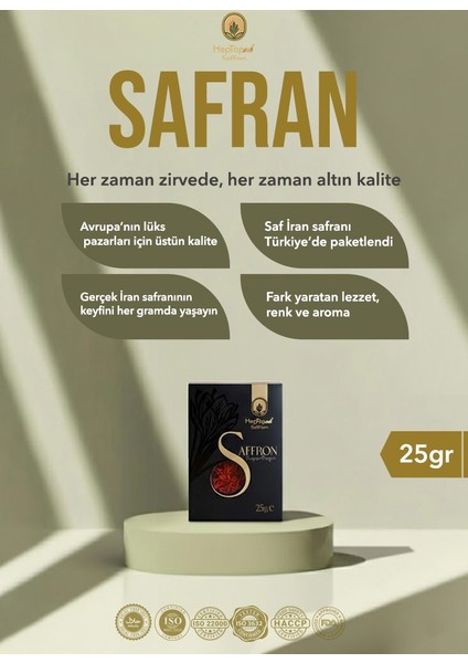 Organik İran Safranı 25 gr Süper Negin fiyatları
