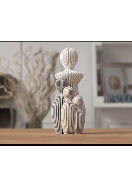 3D Dekoratif Ürün Love Salon/ Oturma Odası Için Tarz Biblo(Plastik)
