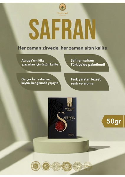 Organik İran Safranı 50 gr Süper Negin fiyatları