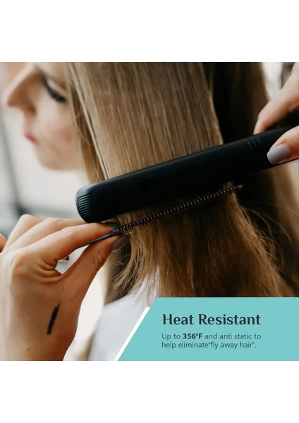 10 Parça Profesyonel Kuaför Tarak Seti - Saç Kesim, Ayırma, Şekillendirme ve Fön Tarağı ( Lisinya )