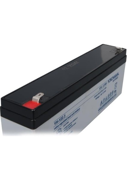 YH-122.3 12 Volt - 2.3 Amper Yatık Uzun Akü (176X61X33 Mm) fırsatları