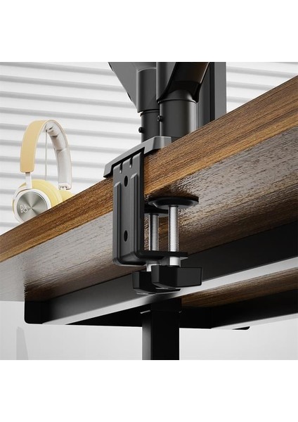 PM-252D 13-32'' Amortisörlü Stand Çift Kol Lcd-Led Gaming Monitör Tutucu Stand Askı Aparatı