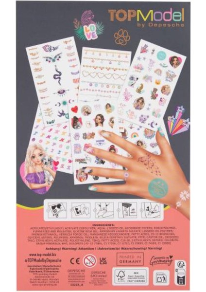 Çocuk Geçici Dövme Seti – 4 Sayfa Renkli Su ile Transfer Tattoo Sticker Kit indirimleri