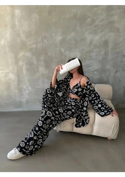 Bürümcük Kumaş 3 Lü Takım