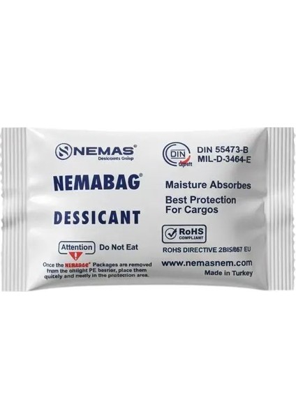 Mini Nem Alıcı - Rutubet - Küf ve Koku Önleyici Paket 10GR (500 Adet)