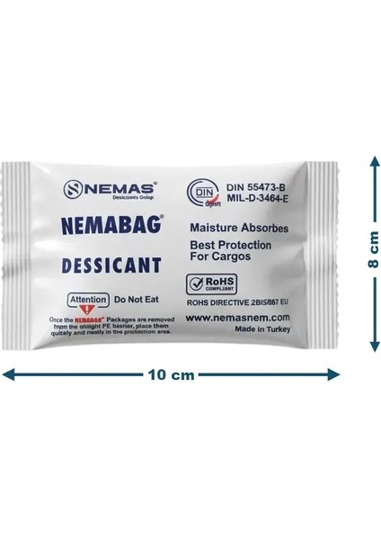Mini Nem Alıcı - Rutubet - Küf ve Koku Önleyici Paket 10GR (500 Adet) fiyatları
