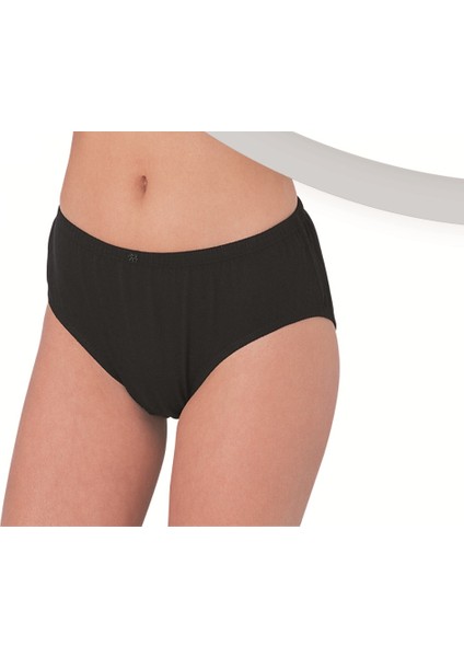 Siyah Gizli Lastikli Süprem Slip % 100 Pamuklu Slip 3 ’lü Paket 231-3S fiyatları
