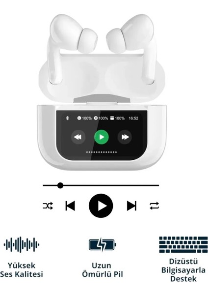 iPhone 15 Plus / 15 Pro Max / 16 Plus / 16 Pro Max Uyumlu Haino Bluetooth Kulaklık modelleri