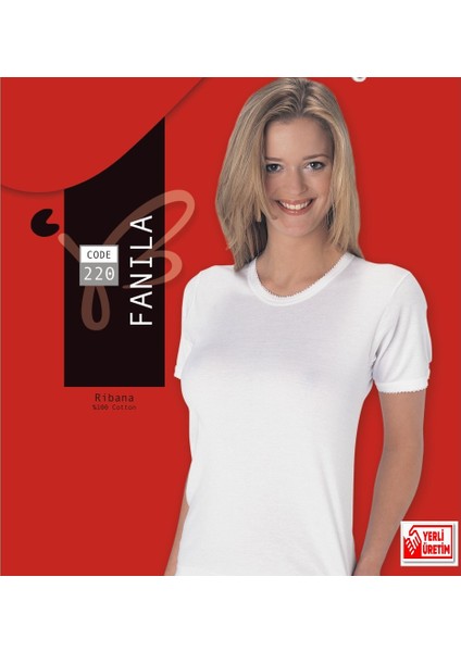 Beyaz Ribana Atlet % 100 Pamuklu Fanila 3’lü Paket 220-3B fiyatları
