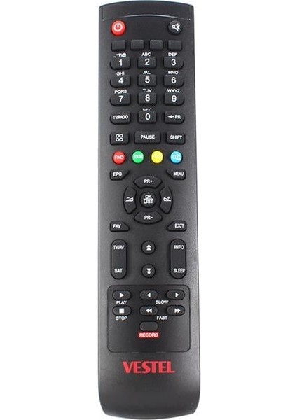 Record Tuşlu LCD Tv Kumandası