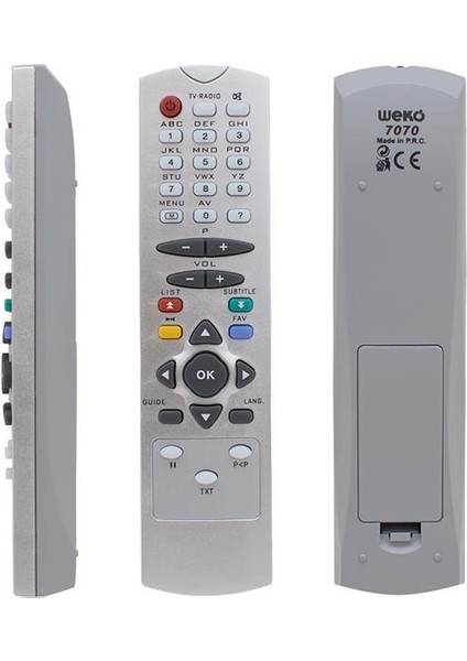 Seg 5000 Fta Uydu Alıcı Kumandası