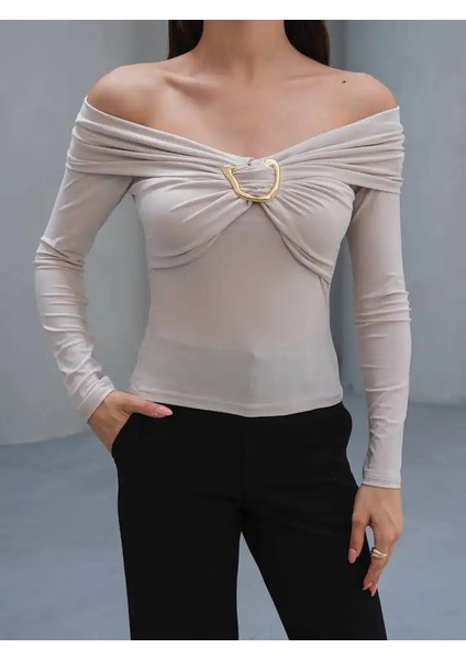 Tokalı Madonna Yaka Bluz modelleri