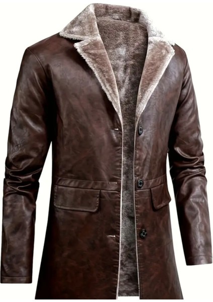 Cepleri Kapaklı Hakiki Koyun Derisi Uzun Kaban Içi ve Yakası Kürklü fırsatları