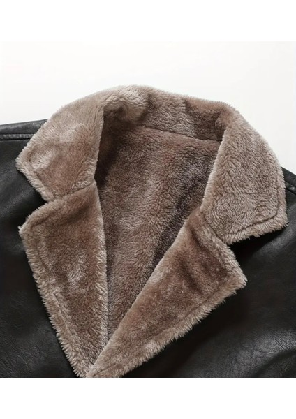 Cepleri Kapaklı Hakiki Koyun Derisi Uzun Kaban Içi ve Yakası Kürklü indirimleri