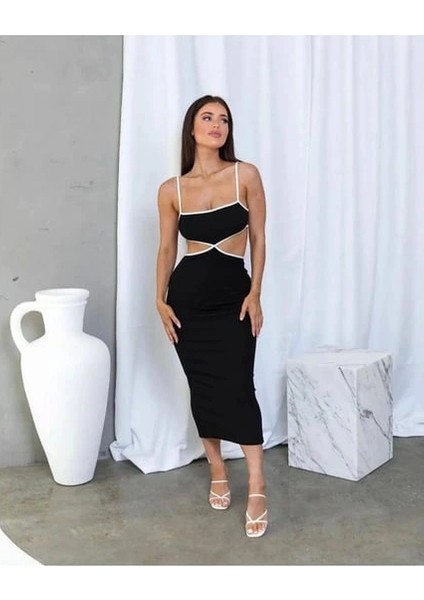 Uzun Sırt Dekolteli Elbise fiyatları