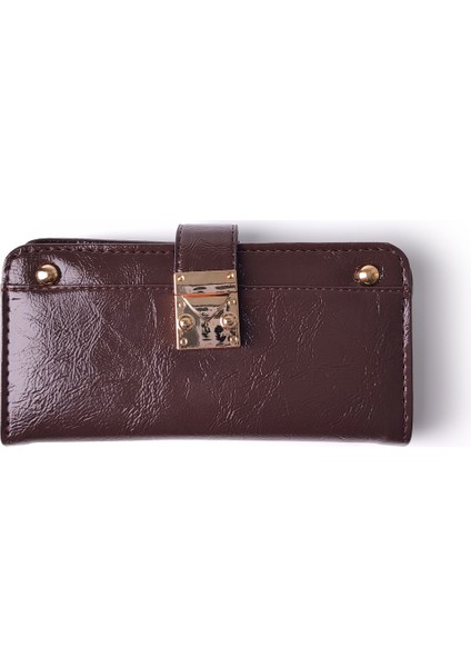 C-03 Kalın Tokalı El Çantası Acı Kahve