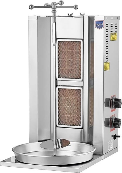 D04 Doğalgazlı Döner Ocağı 20 kg Kapasite 2 Radyanlı