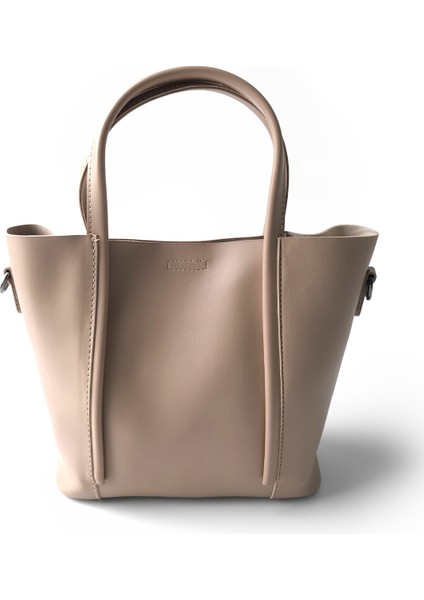 ARM-398 Küçük Kasa Çanta Açık Vizon fiyatları