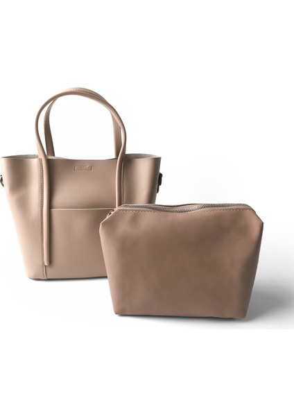 ARM-398 Küçük Kasa Çanta Açık Vizon modelleri