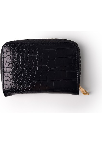 Croco Deri Str Bozuk Para Gözlü El Çantası Siyah fiyatları