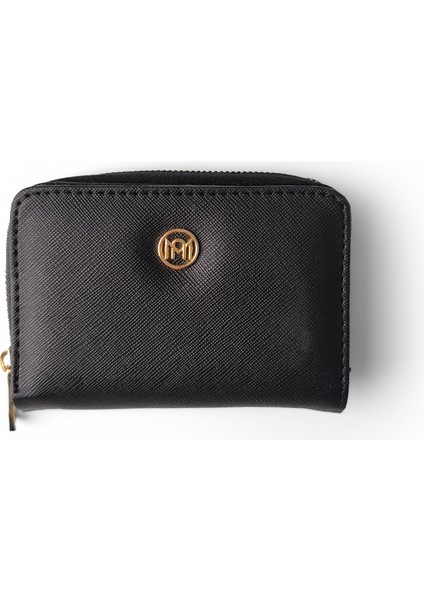 Prd Deri Str Bozuk Para Gözlü El Çantası Siyah