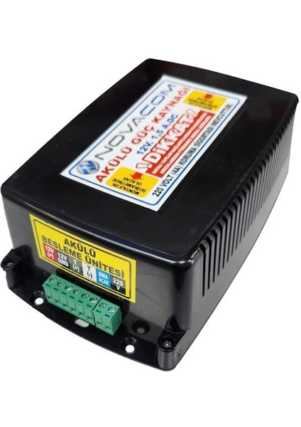 Nvc-Akd Akıllı Kilit Akülü 12 Volt 1.5 Amper Güç Kaynağı