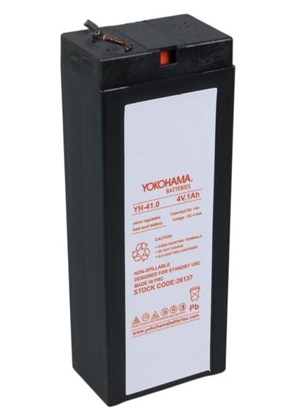 Yh-41.0 4 Volt - 1 Amper Akü (34X64X21 Mm)