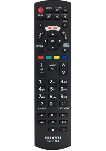 Huayu RM-L1268 Panasonic Netflix Tuşlu Universal LCD Tv Kumandası fiyatları