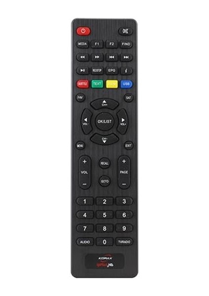 Ip Plus Hd Uydu Alıcı Kumandası