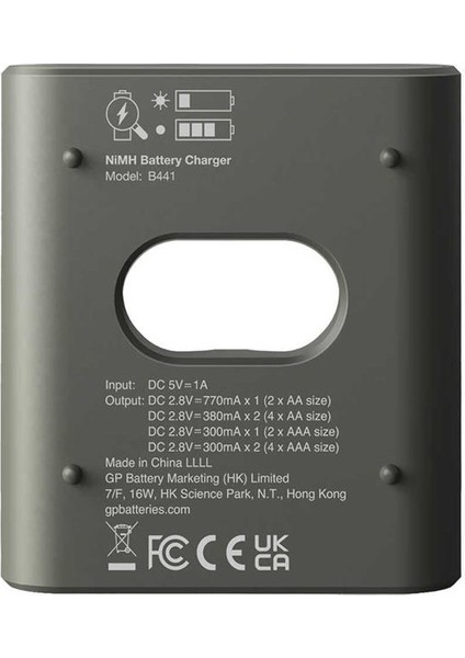 Recyko B441 USB 4’lü Aa - Aaa Pil Şarj Cihazı (GPACSB44103 GPB441R21-2GTLB1) fırsatları