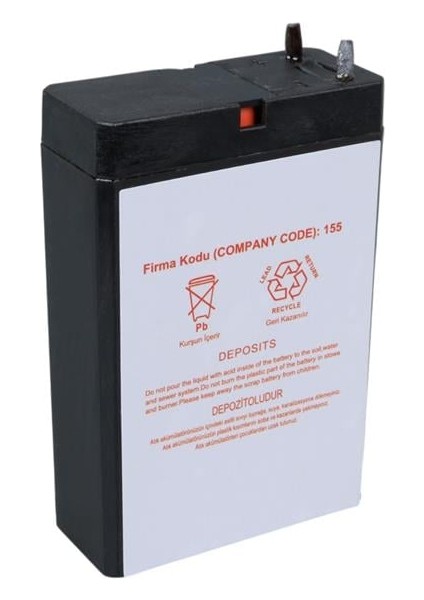 Yh-41.8 4 Volt - 1.8 Amper Akü (50X76X22 Mm) fiyatları