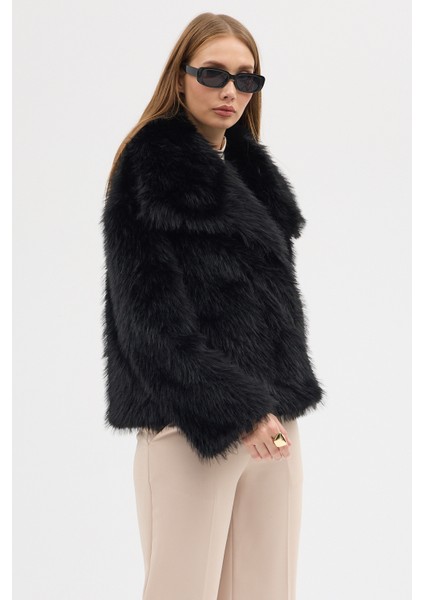 Kadın Premium Yakalı Suni Kürk indirimleri