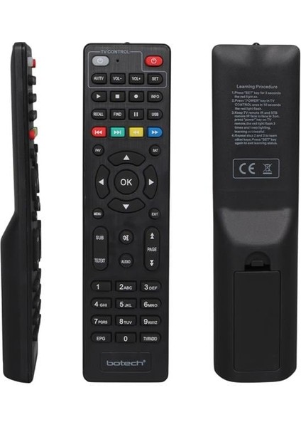 Plato Multi Mini Scart Hd / Botech Mini Scart Hd – Botech Piko 502 Hd Tv Kontrollü Uydu Alıcı Kumandası