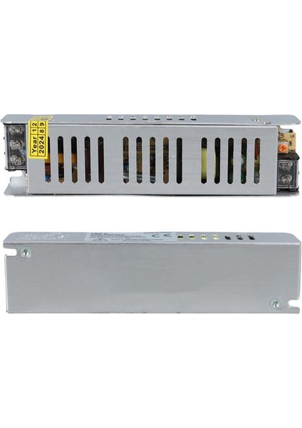 ALN-M1205S 12 Volt 5 Amper Slim Metal Kasa Adaptör 160X40X35MM