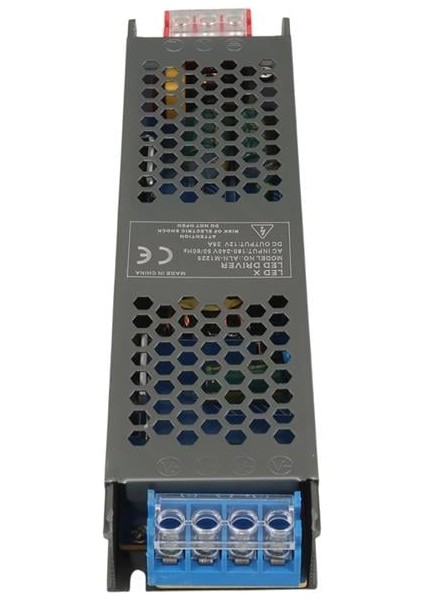 ALN-M1225 12 Volt 25 Amper 210X25X18MM Ultra Slim Metal Kasa Adaptör modelleri