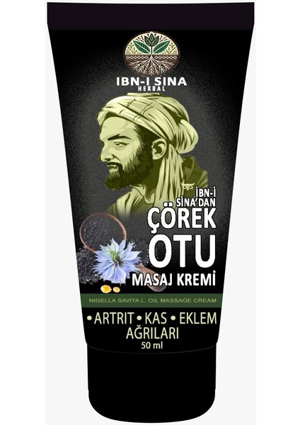 Nautubone + Ibn-I Sina Çörek Otu Kremi Bitkisel Içerikli Kas ve Eklemler Masaj Kremleri 50 ml modelleri