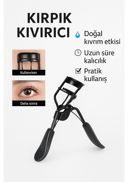 Kirpik Kıvırma Makası & Kirpik Kıvırıcı