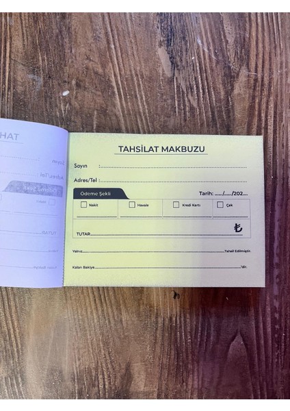 Tahsilat Makbuzu Karbonlu modelleri