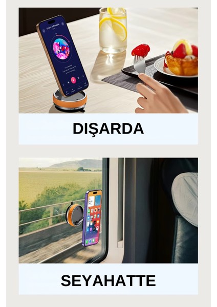 Her Alana Uyumlu 360 Derece Dönebilen Çok Açılı Magsafe Özellikli Güçlü Telefon Tutucu indirimleri